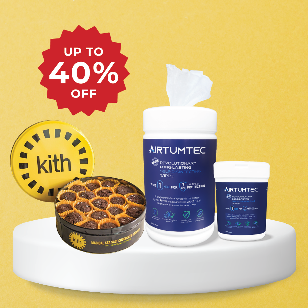 AirTumTec Wipes Bundle A with Kith Magical Tin (at 40% off)