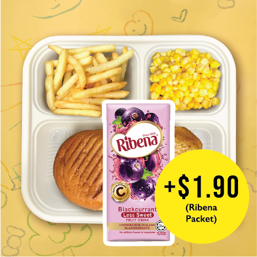 Beef Burger Kids Bento Delivery