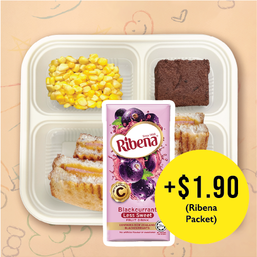 Ham & Cheese Toastie Kids Bento Delivery