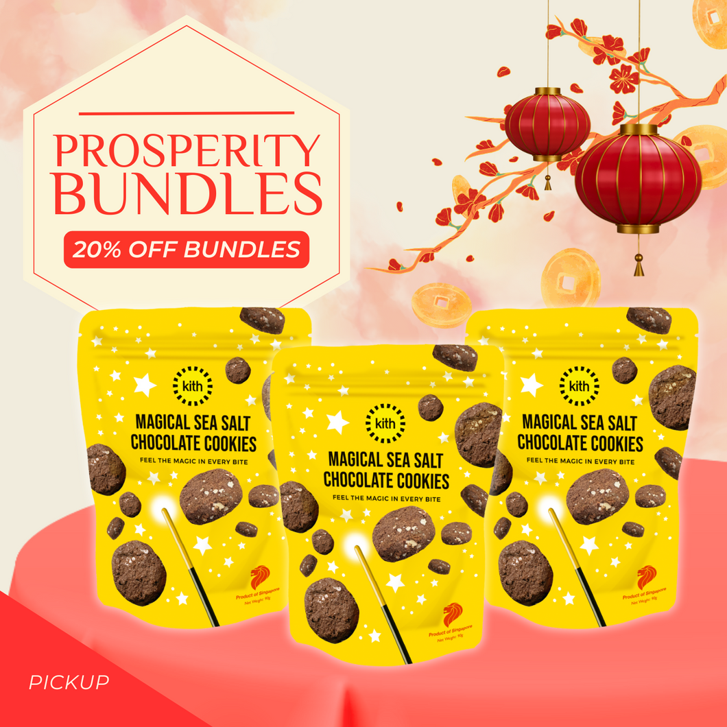 🧧 (PROSPERITY DELIGHT!) 20% OFF - 3x Magical Sea Salt Cookie Packet (Pickup)