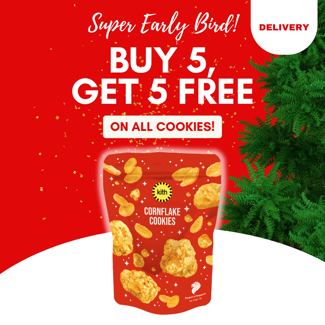 🚚 SUPER EARLY BIRD: Buy 5 Get 5 Free - Cornflake Cookie Packet (Delivery)