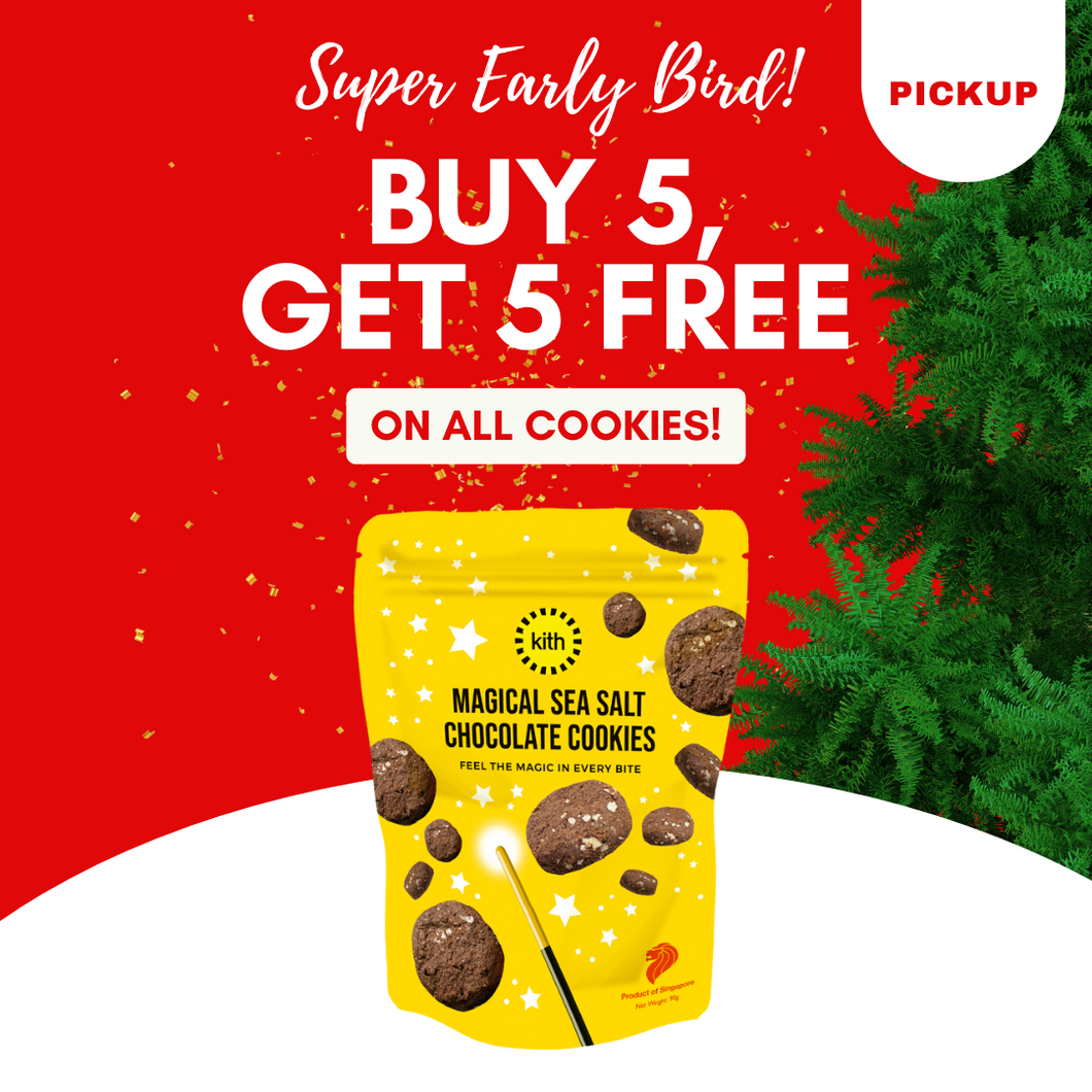 🎉 SUPER EARLY BIRD: Buy 5 Get 5 Free - Magical Sea Salt Cookie Packet (Pickup)