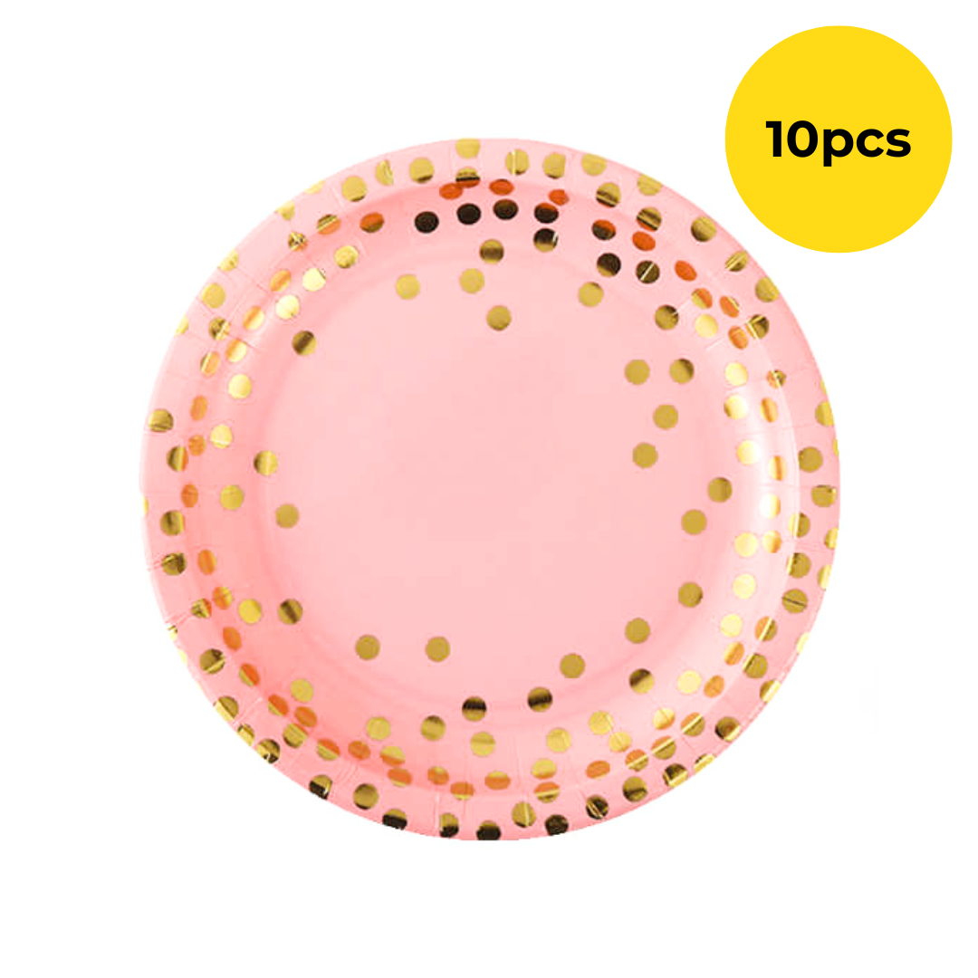 Pink theme: Disposable Paper Plates