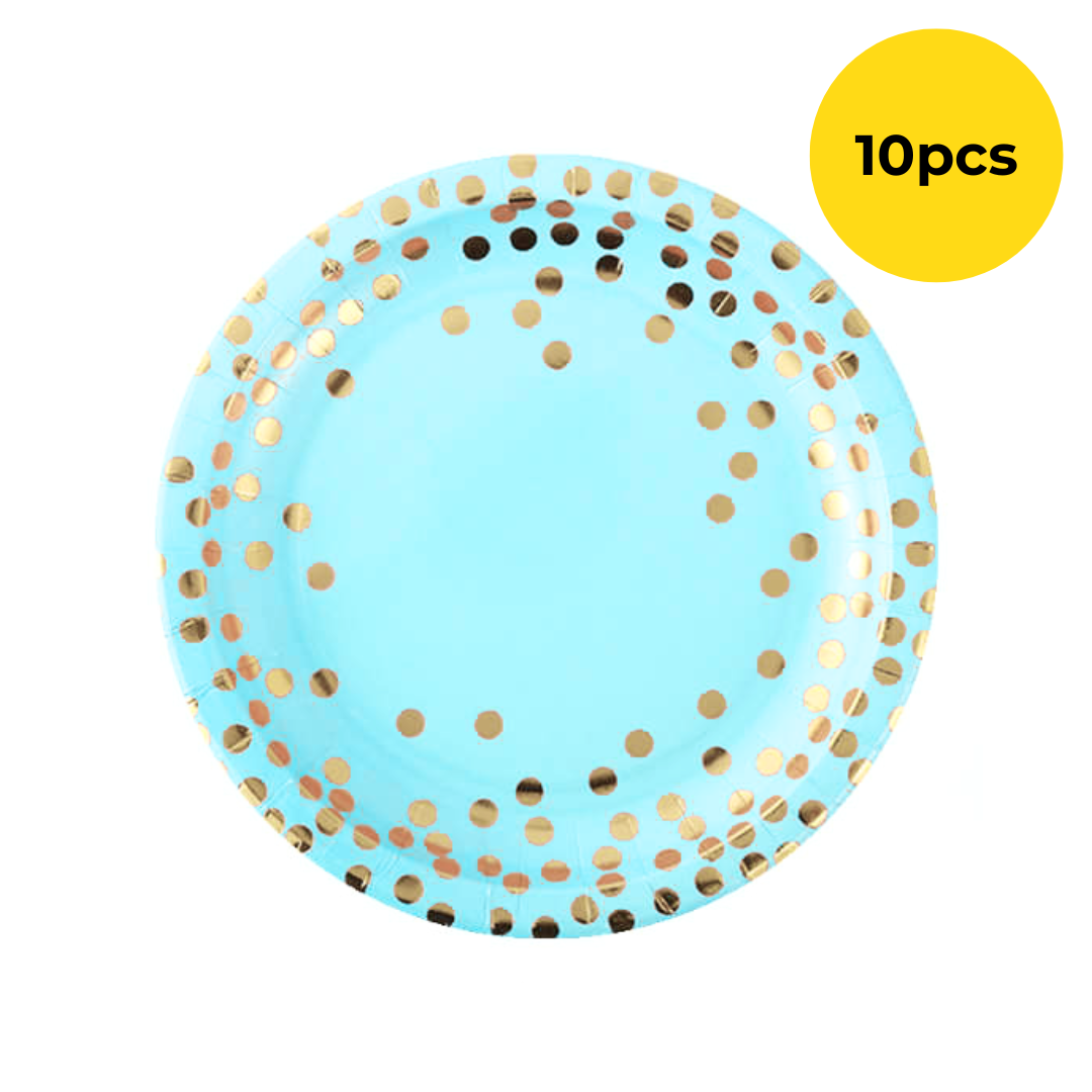 Blue theme: Disposable Paper Plates