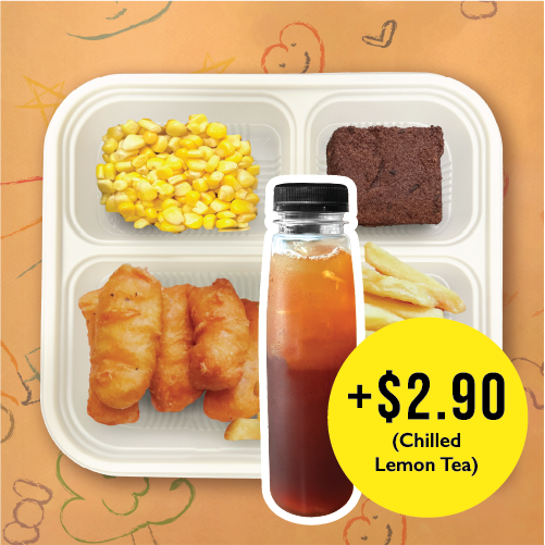 Fish Fingers & Fries Kids Bento Delivery