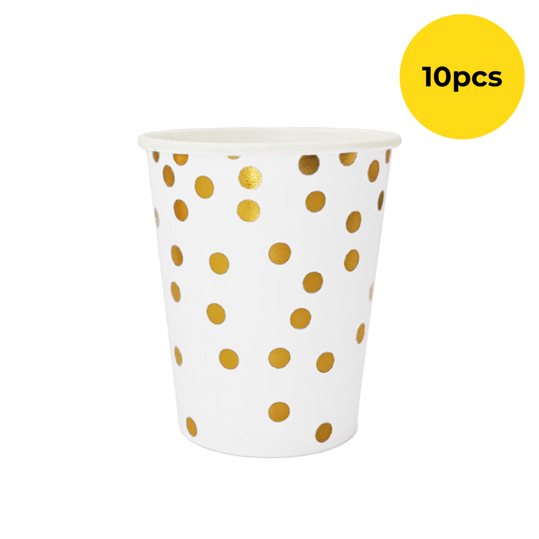 Gold theme: Disposable Paper Cups