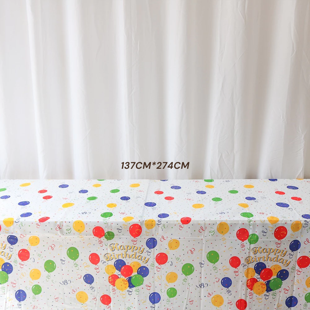 Happy Birthday Disposable Table cloth