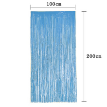 Load image into Gallery viewer, Blue theme: Tinsel Foil Curtain Backdrop (1m x 2m)
