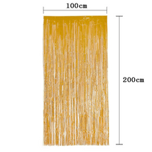 Load image into Gallery viewer, Gold theme: Tinsel Foil Curtain Backdrop (1m x 2m)
