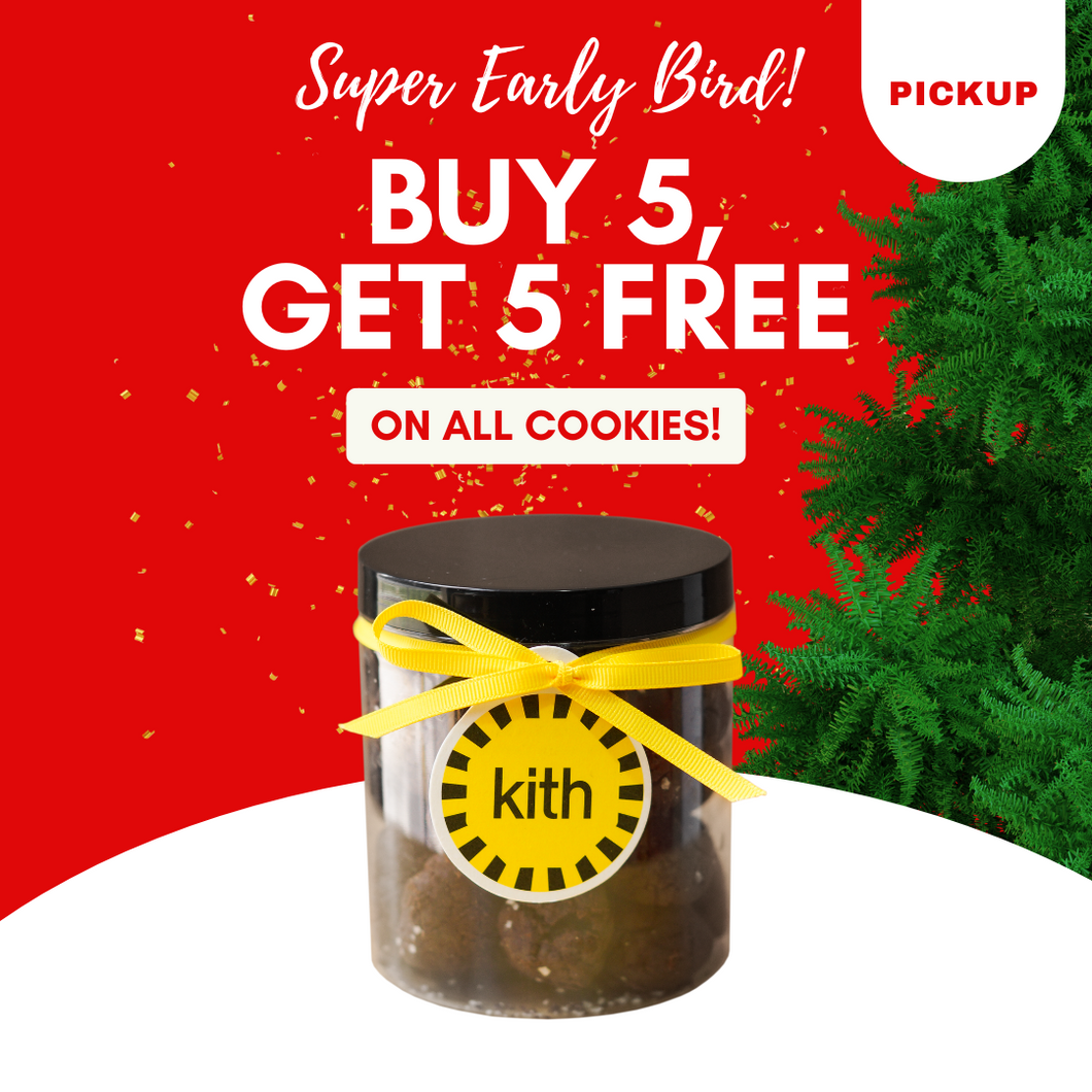 🎉 SUPER EARLY BIRD: Buy 5 Get 5 Free - Magical Sea Salt Cookie Plastic Jar (Pickup)