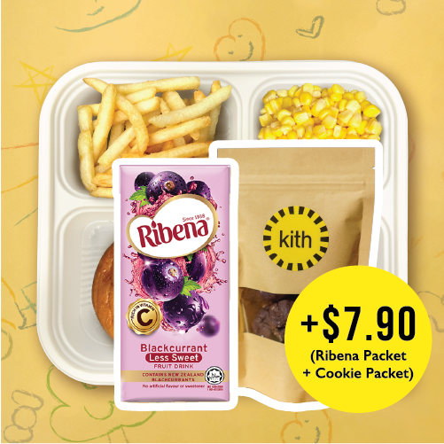 Beef Burger Kids Bento