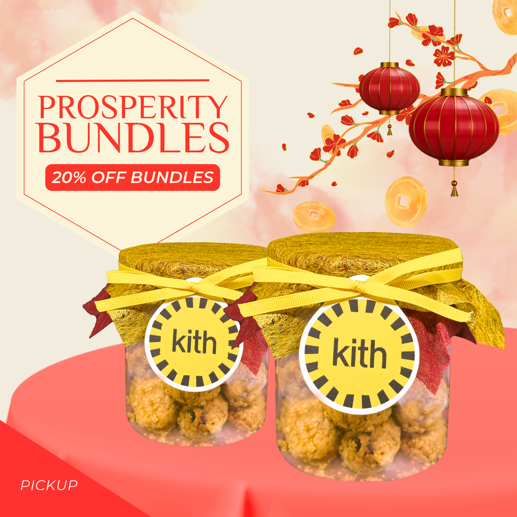 🧧 (PROSPERITY DELIGHT!) 20% OFF - 2x Cornflake Cookie Plastic Jar (Pickup)