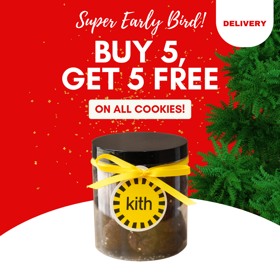 🚚 SUPER EARLY BIRD: Buy 5 Get 5 Free - Magical Sea Salt Cookie Plastic Jar (Delivery)