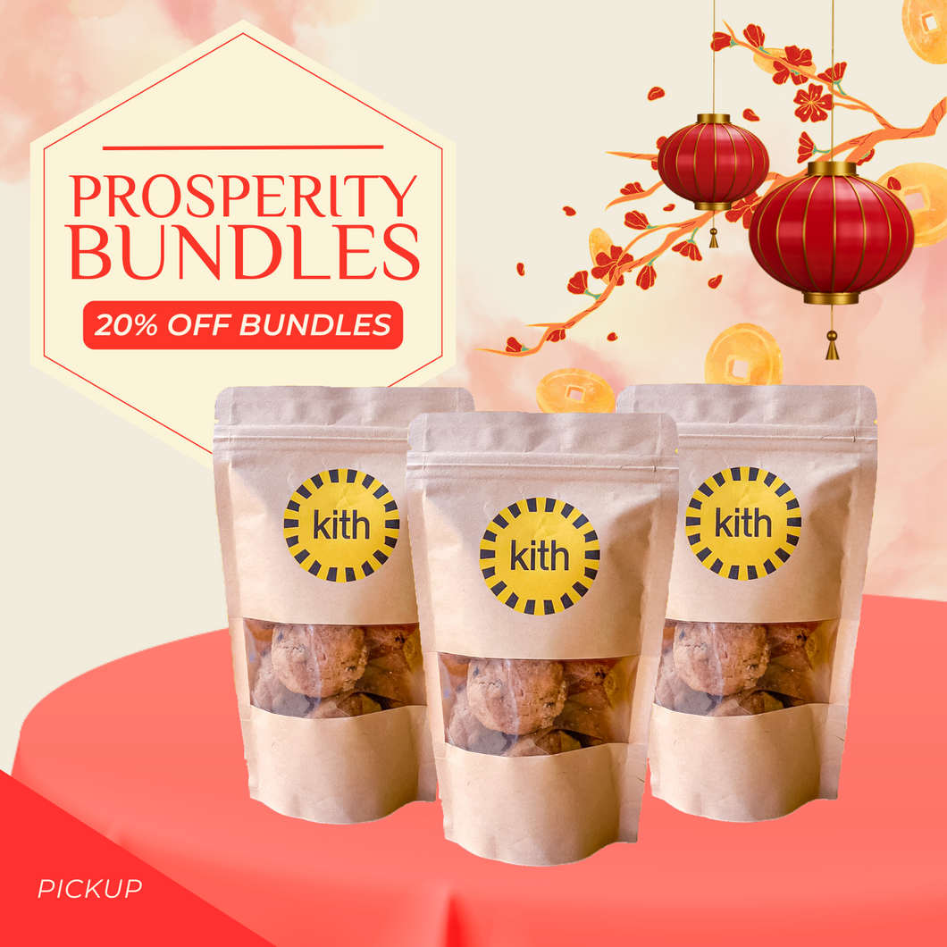 🧧 (PROSPERITY DELIGHT!) 20% OFF - 3x Perfect Chocolate Chip Cookie Packet (Pickup)