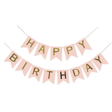 Load image into Gallery viewer, Pink theme: Happy Birthday Banner
