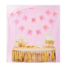 Load image into Gallery viewer, Pink theme: Happy Birthday Banner
