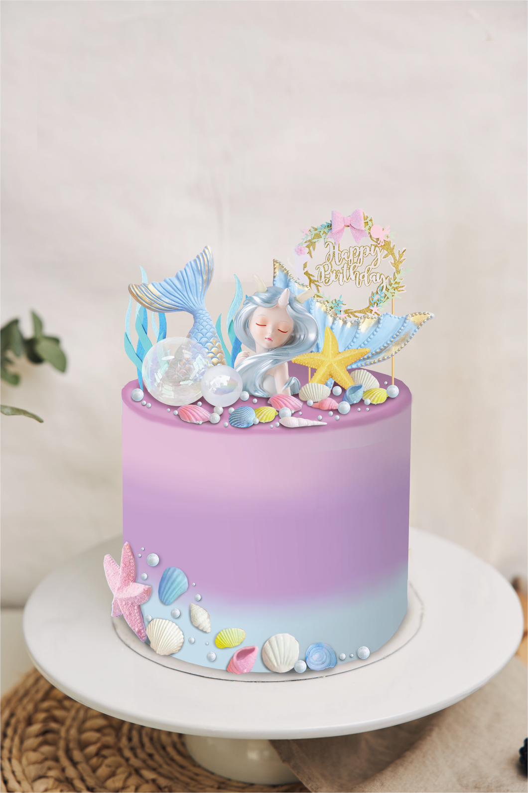 Under the Sea Mermaid Cake