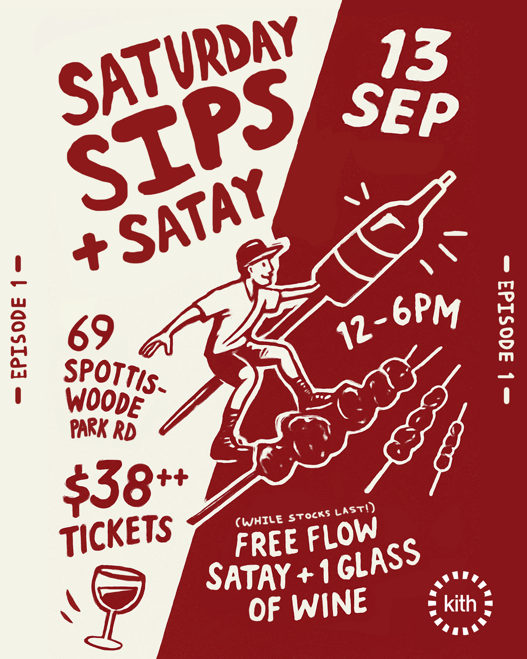 Saturday Sips & Satay: Episode 1