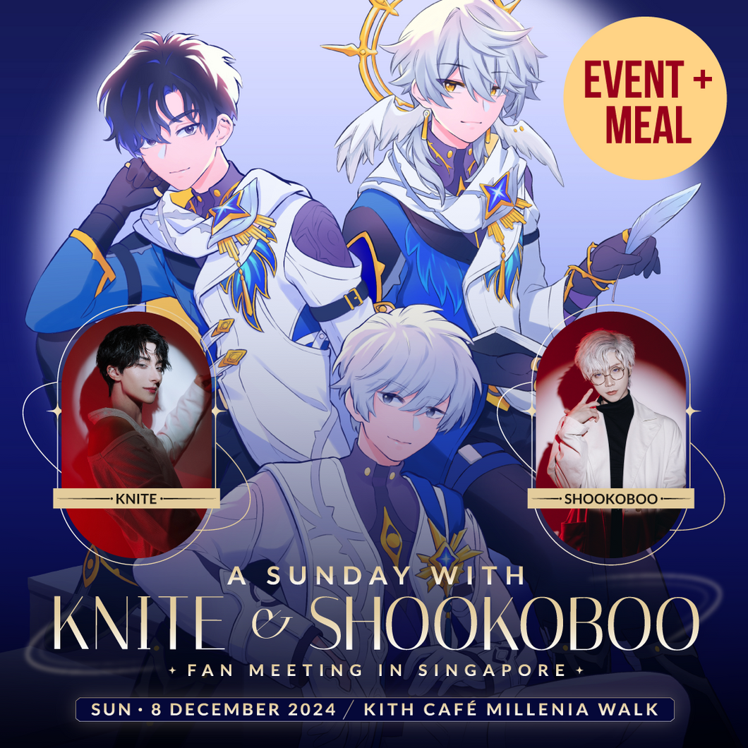 ⭐ (EVENT + MEAL TICKET!) A Sunday with KNITE & Shookoboo Fan Meeting in Singapore @ Kith Café Millenia Walk