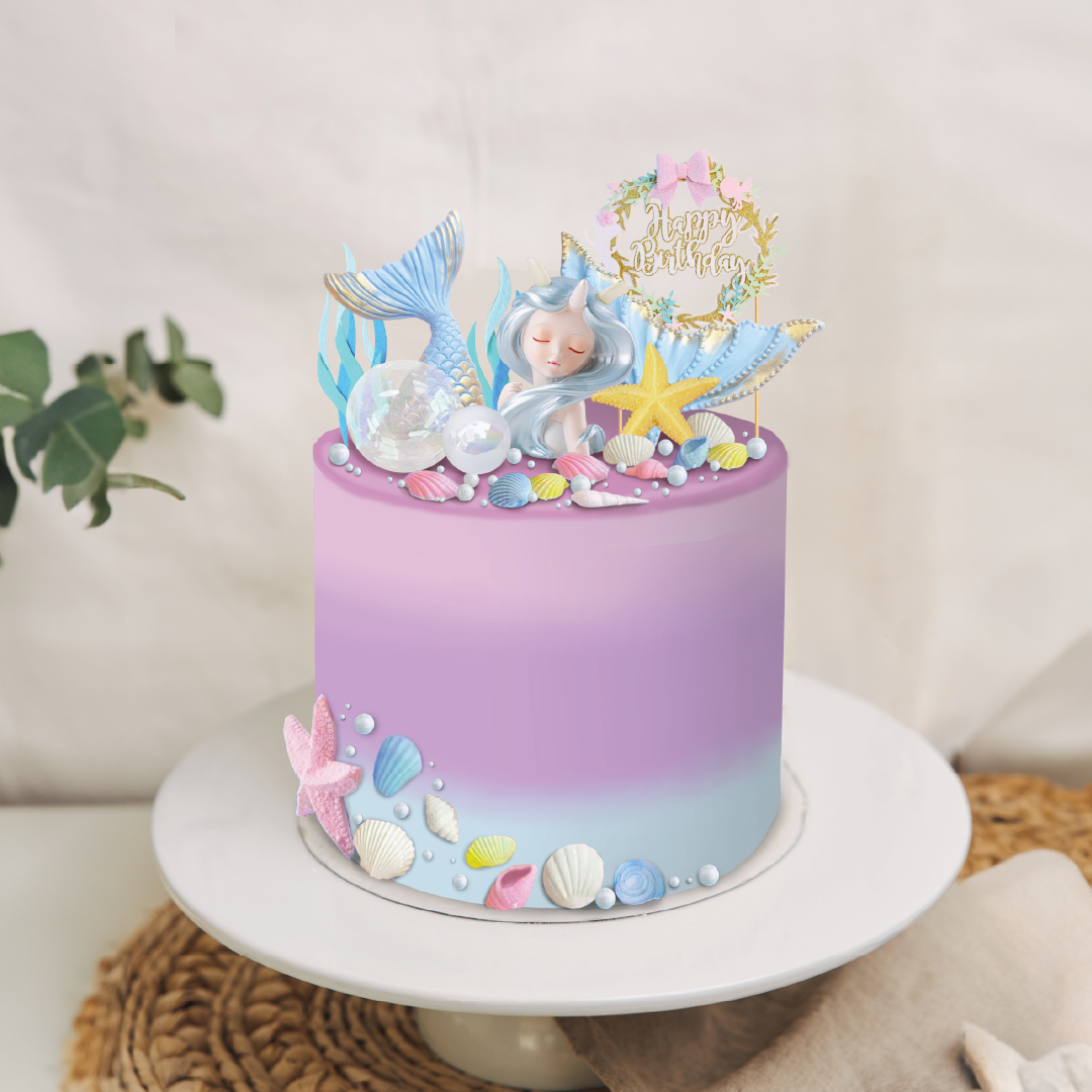 Under the Sea Mermaid Cake